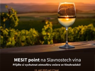 Přijďte si dát skleničku vína s MESITem! Putování Vinohradskou ulicí se blíží